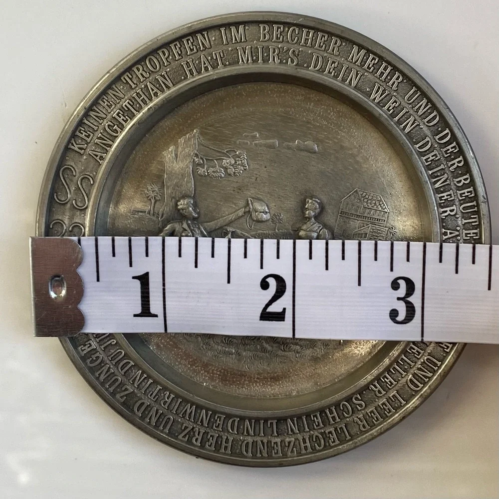 Vintage German 95% Pewter plate Frieling-Zinn - Picture 7 of 7